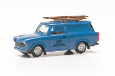 Herpa 097499 - H0 - Trabant 601 Universal Deutsche Post Studiotechnik Fernsehen